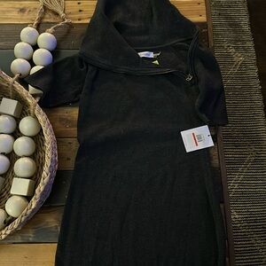 Calvin Klein zip neck dress